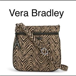 Vera Bradley Zebra Print Crossbody Bag